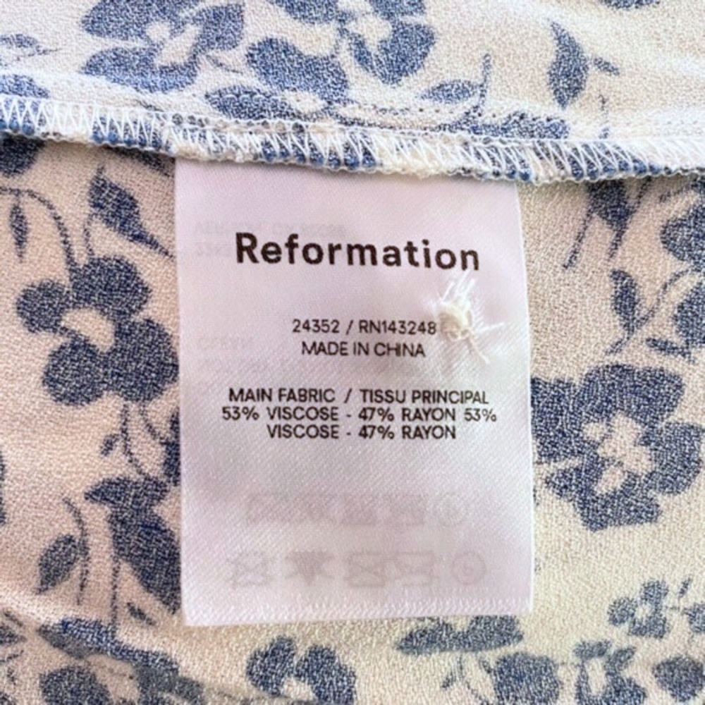 NEW Reformation Fauna Dress Milanesa 0 - Picture 12 of 17